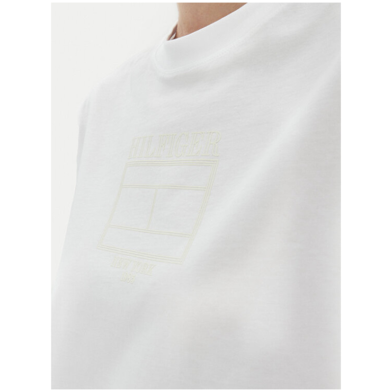TOMMY HILFIGER Mdrn outline flag c-nk tee